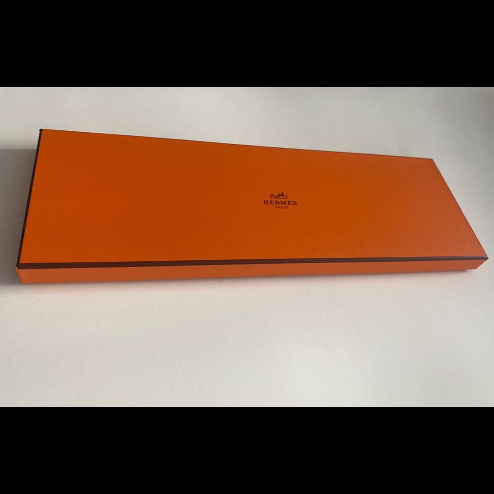 Authentic Hermès Tie/Scarf Storage box